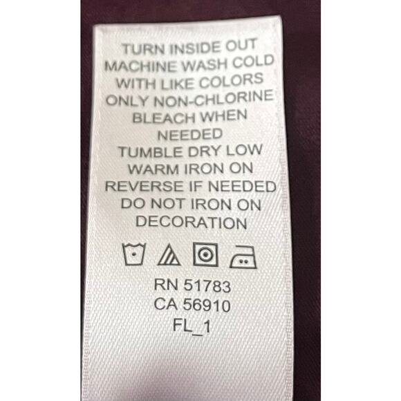 MAURICES ROUND HI-NECK DRESSY TANK TOP, WOMENS, L, FUCHSIA & CRANBERRY, EMBROID - Picture 12 of 12